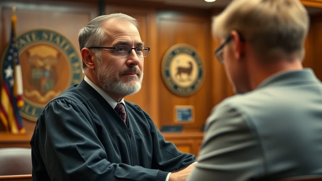 Caring Nevada judge presiding over custody case in Henderson courtroom