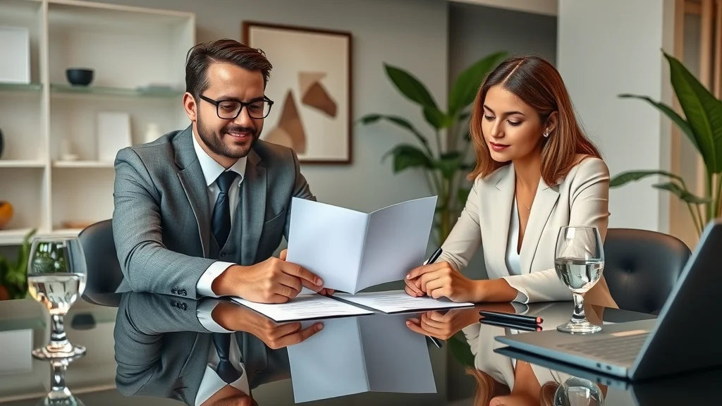 Couple signing prenuptial agreement Henderson NV attorney