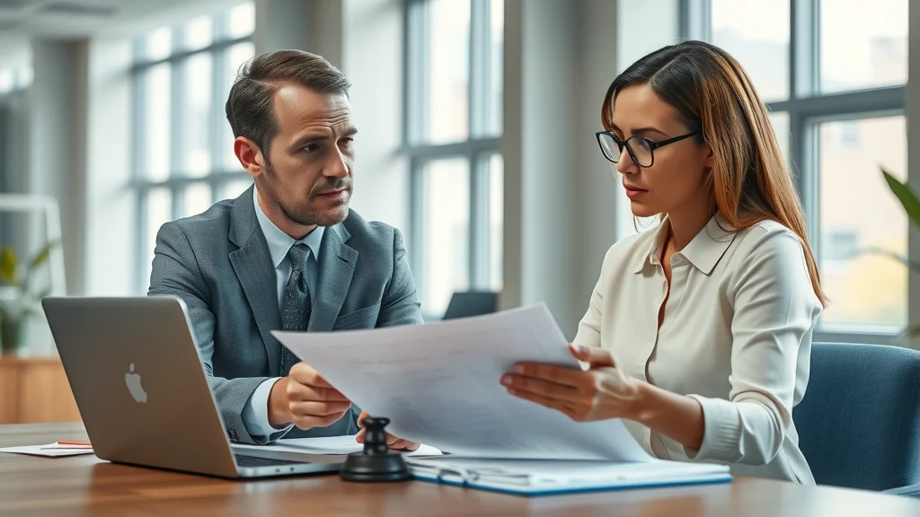 Professional family lawyer consulting with a concerned single parent reviewing how to enforce child support orders