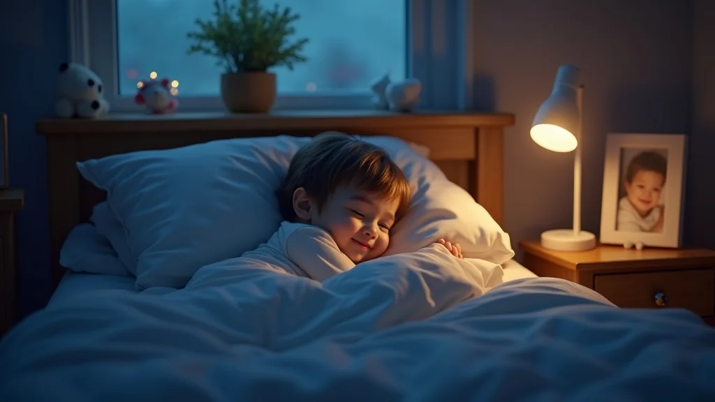 Child sleeps contentedly, illustrating priority of interests of the child in custody law