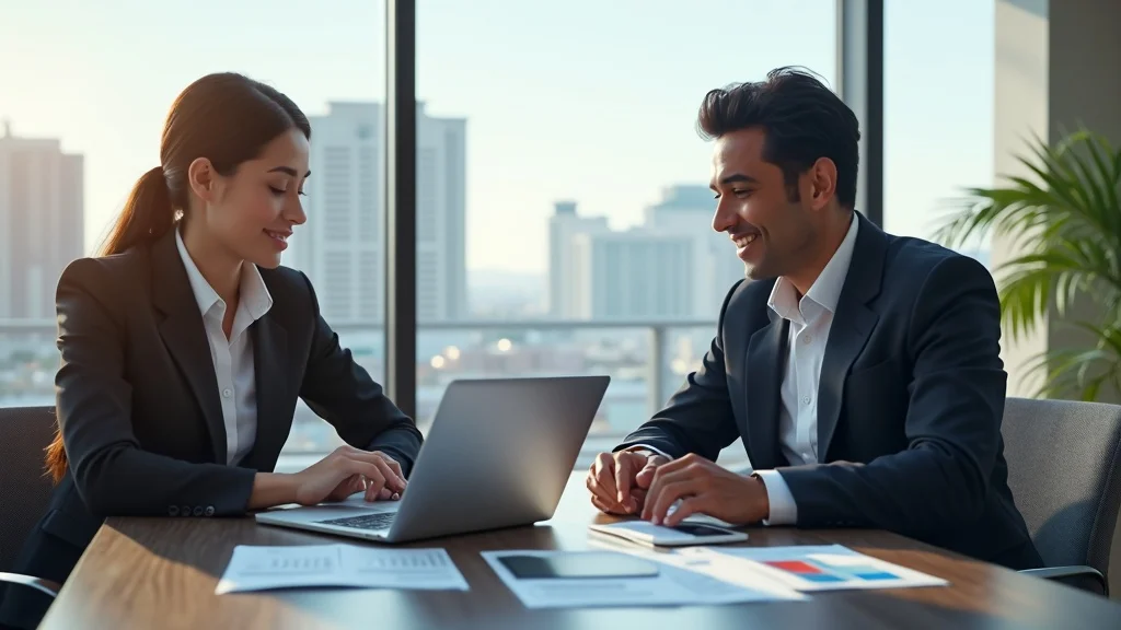 family business divorce conference financial documents Nevada law office Las Vegas skyline