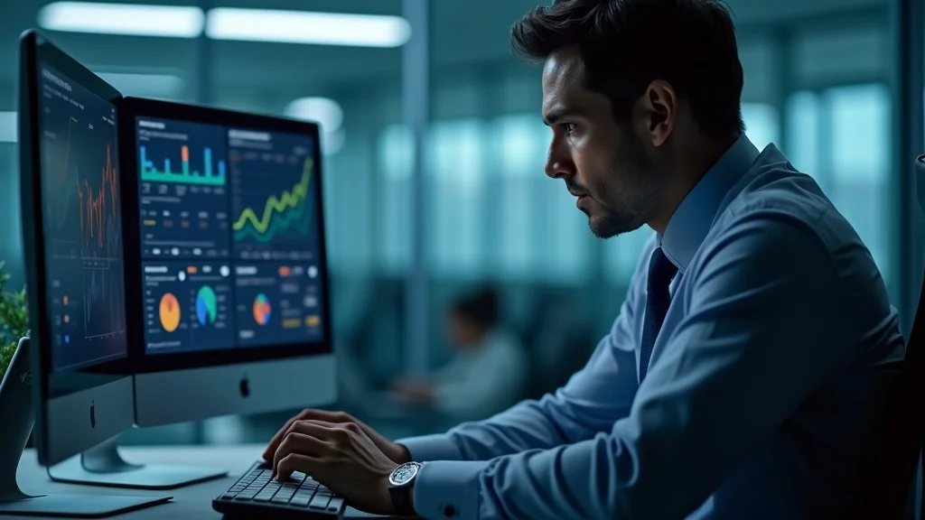 Forensic accountant reviewing charts and spreadsheets during a high net worth divorce. asset division, financial disclosure