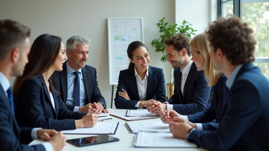 Professional legal team reviewing high net worth divorce case files together. law firm, high net worth divorce