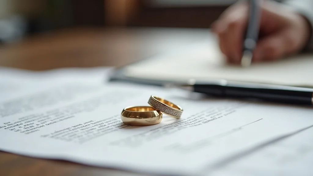 Wedding rings on QDRO paperwork - qualified domestic relations order for retirement accounts in divorce