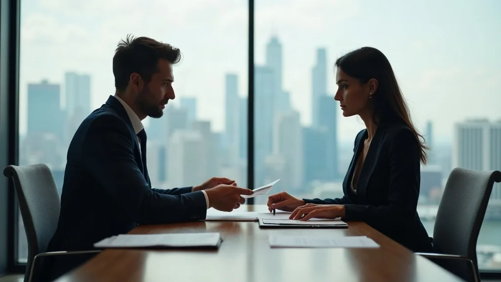 high net worth divorce mediation law office professional couple reviewing documents