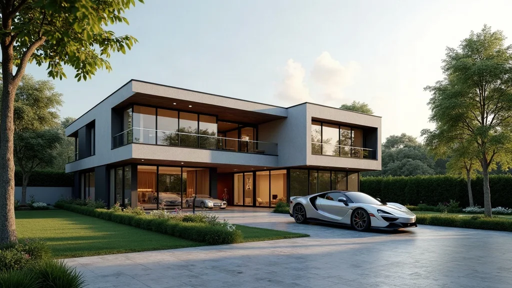 property division modern house and luxury car assets in high net worth divorce